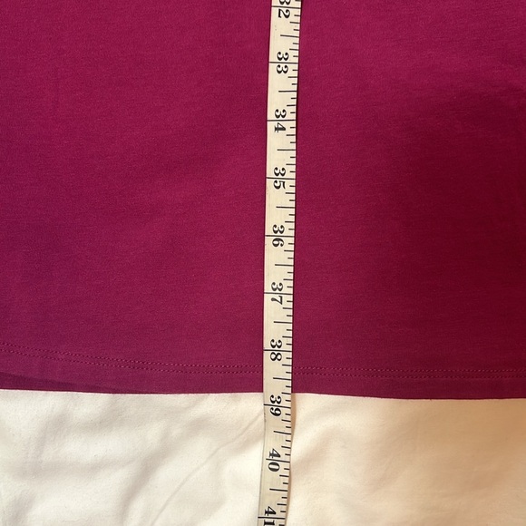 Garnet Hill Women’s Size Small Pink 3/4 Sleeve Midi Knee Length Dress J1 - Picture 9 of 9